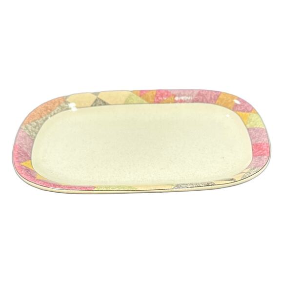 Studio Nova Y2216 Butter Dish Set Colorful Palm Desert by Nancy Green - Picture 3 of 10